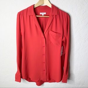 NWT Equipment Keira Pajama Style Blouse